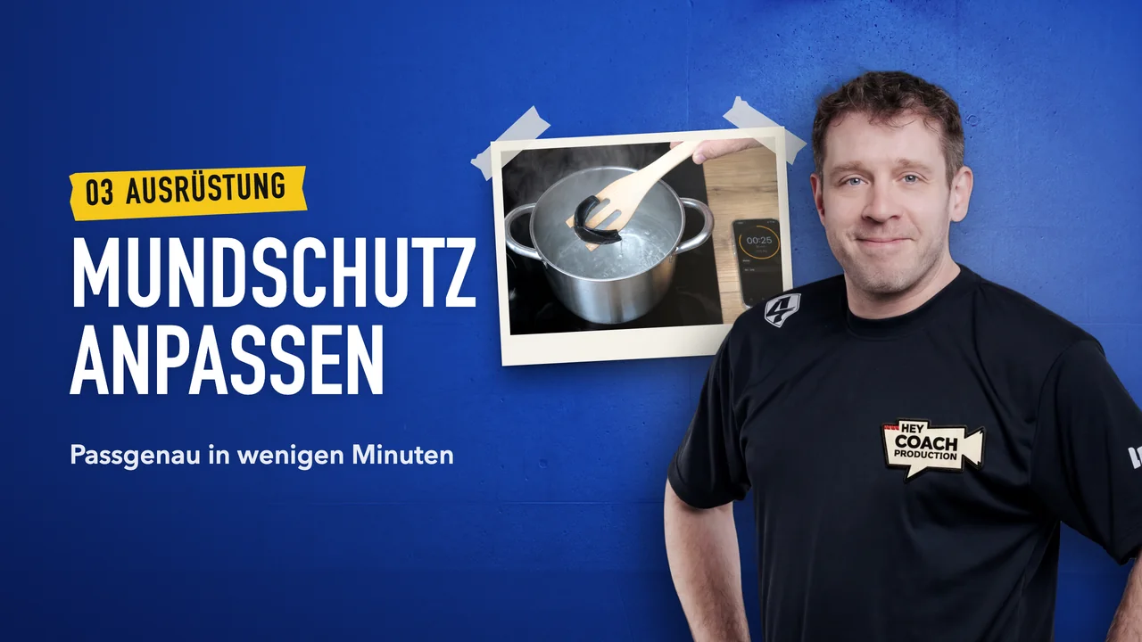 Mundschutz anpassen