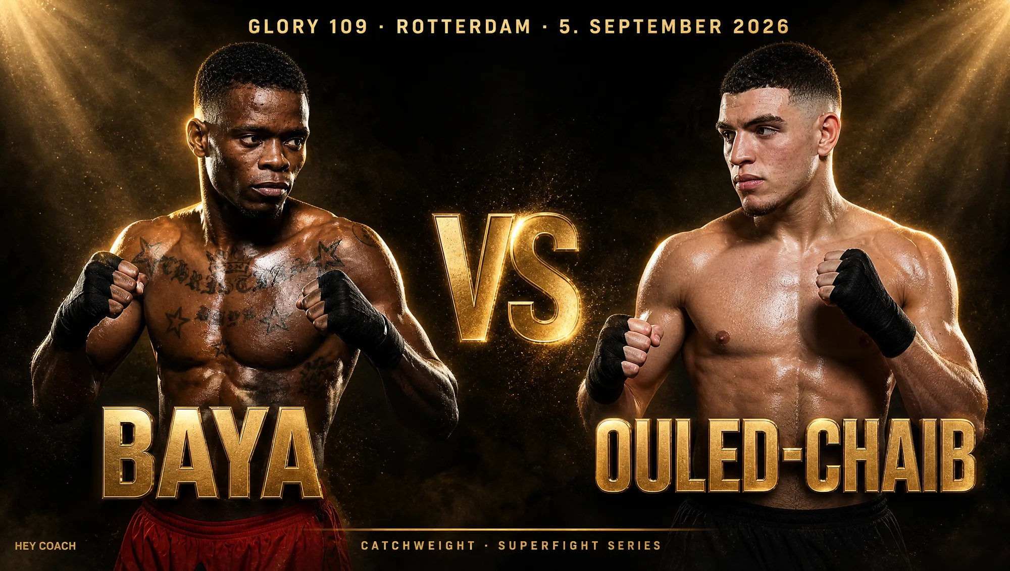 GLORY 109 Superfight Series: Christian Baya gegen Anwar Ouled-Chaib, Fight-Poster