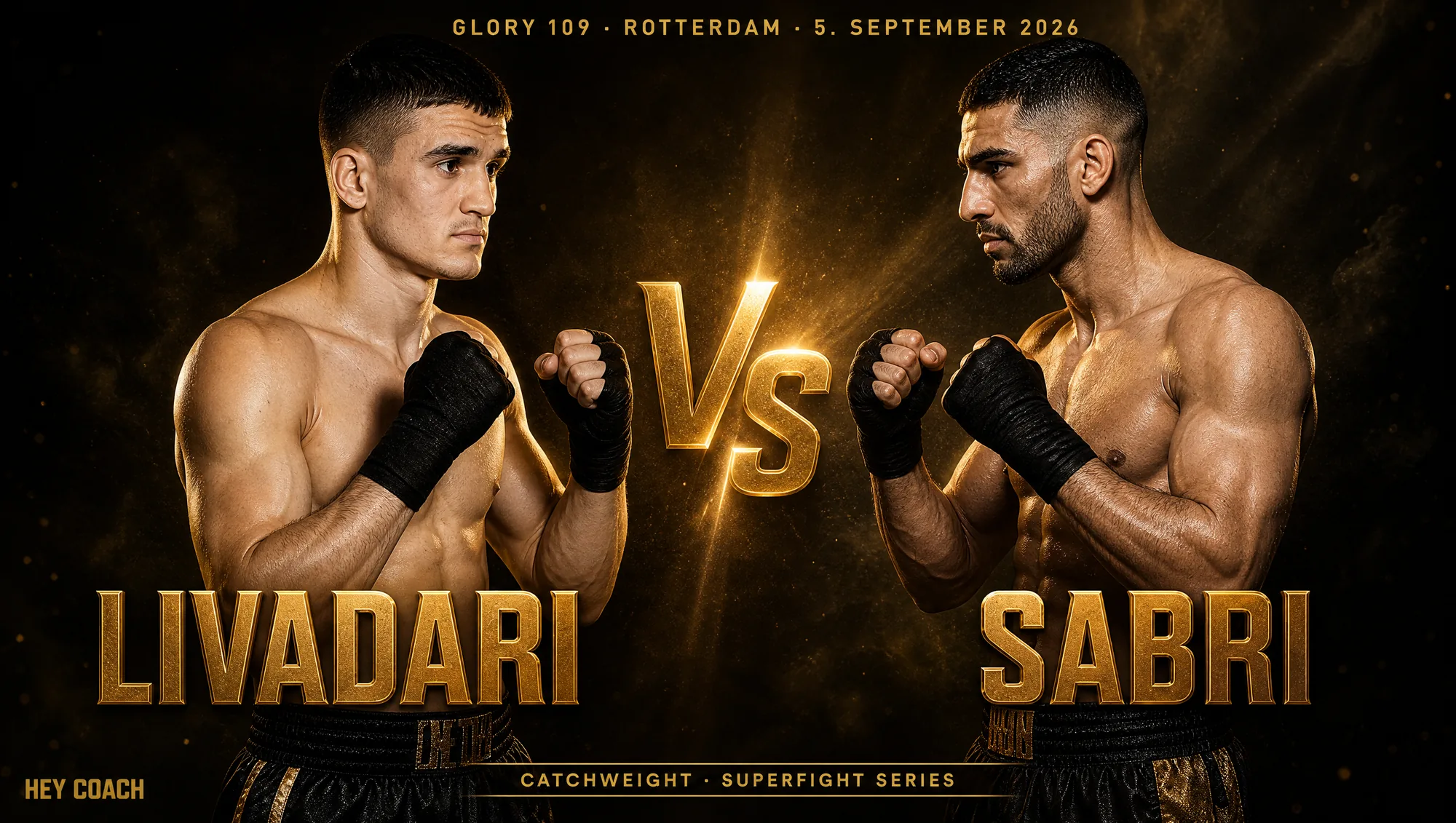 GLORY 109 Superfight Series: Artiom Livadari gegen Fikri Sabri, Fight-Poster