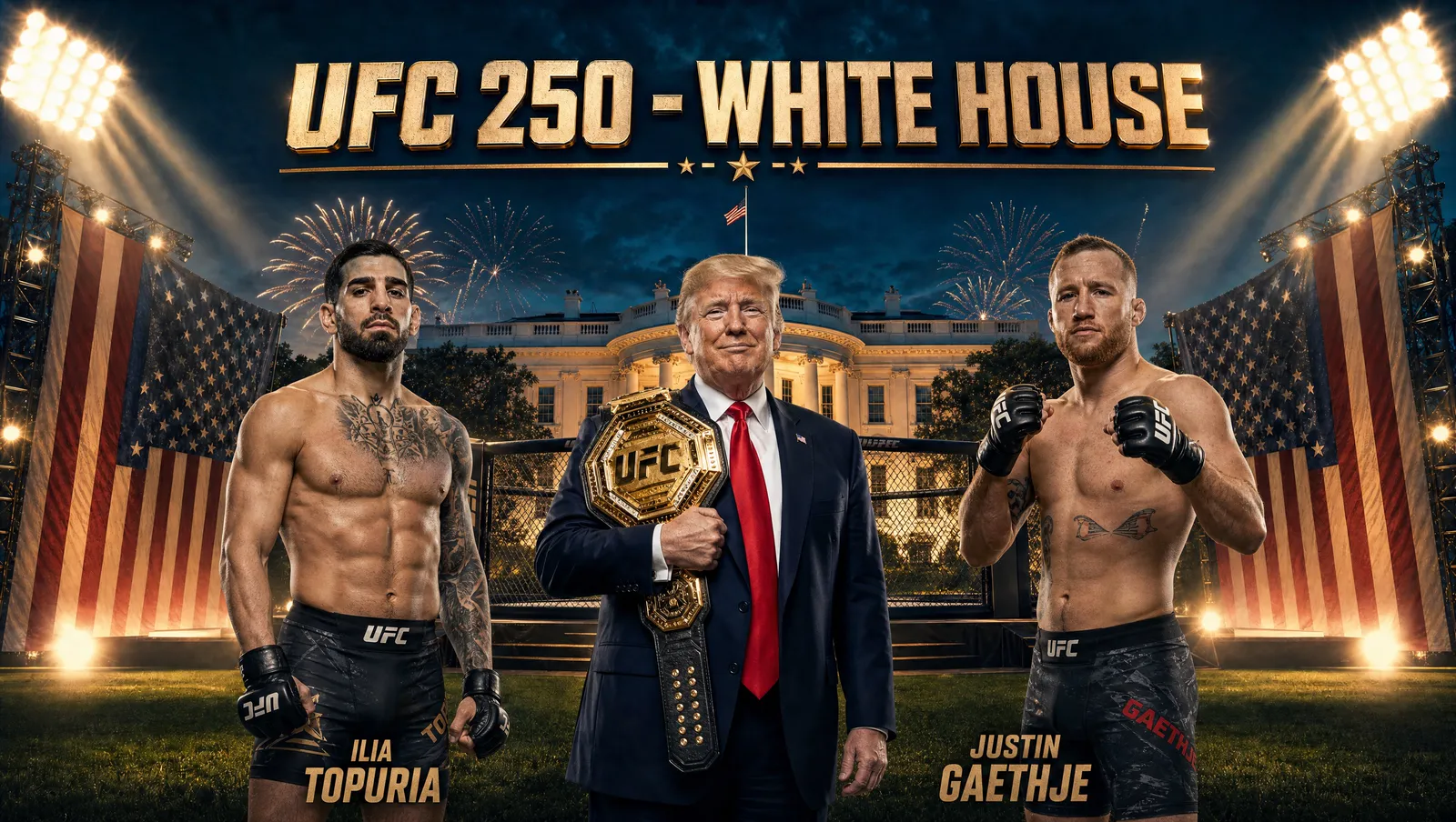 Das Event des Jahrhunderts &mdash; UFC Freedom 250 im Wei&szlig;en Haus